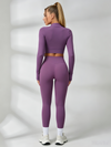 Deep V Back Seamless High-rise Tracksuit