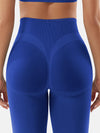 ZASUWA Female High-waisted Seamless Elastic Tight Quick Dry Hip-lift Leggings