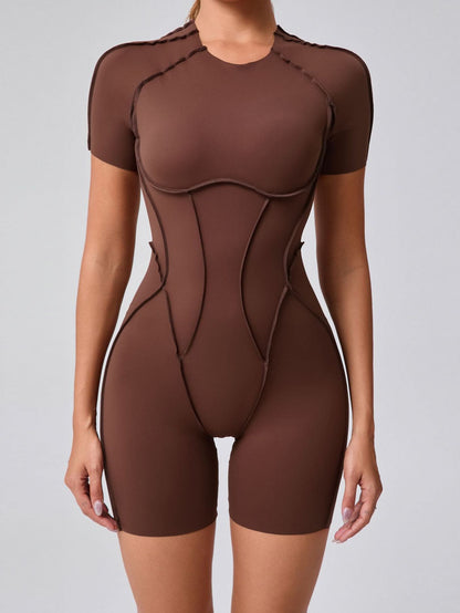 Heart Backless Romper