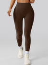 ZASUWA Female Quick-dry Seamless Hip-lift Scrunch Bum Leggings