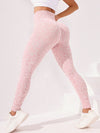 ZASUWA Female Leopard Print Elastic Tight Scrunch Bum Leggings