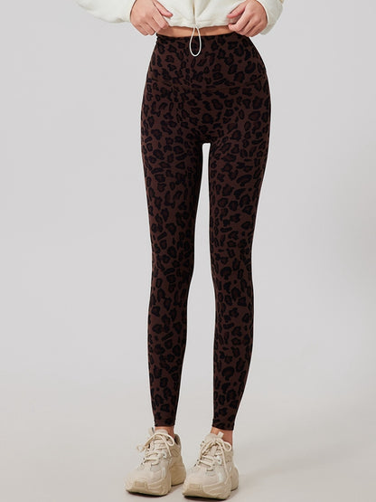 Fleece Leopard Print Leggings