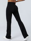 ZASUWA Female Unique Hip Stripes Flare Leggings