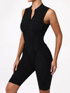 ZASUWA Female Sexy Backless Zipper Quick-dry Romper