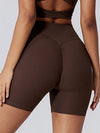 ZASUWA Female Ribbed Scrunch Bum  Booty Gym Shorts
