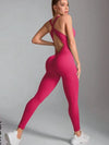 ZASUWA Female Cross Back Scrunch Bum Jumpsuit