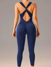 ZASUWA Female Cross Back Scrunch Bum Jumpsuit