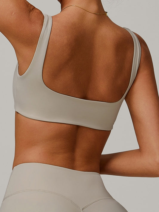 ZASUWA Female Sexy U Collar Backless Sports Bras