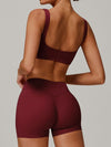 ZASUWA Female Sexy V-shape Waist Flare Backless Tracksuit