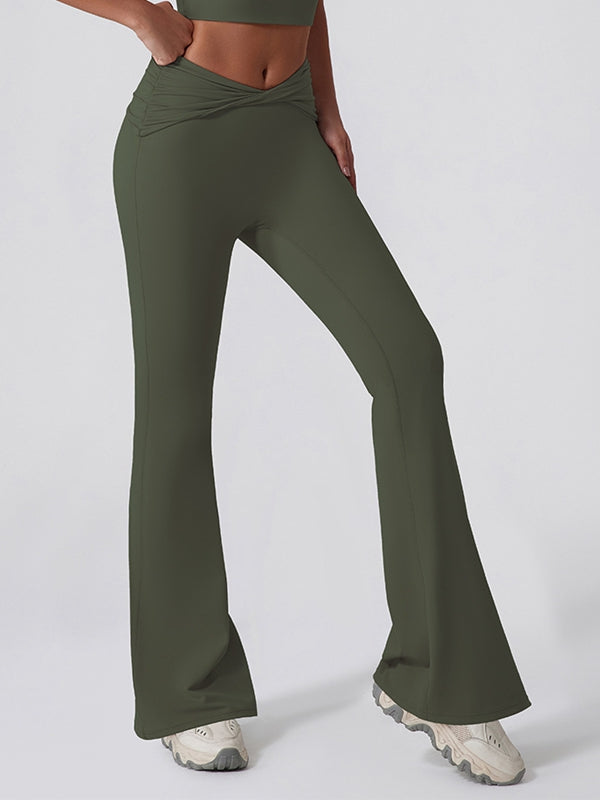 Leggings mit Twist-Flare und Po-Lift