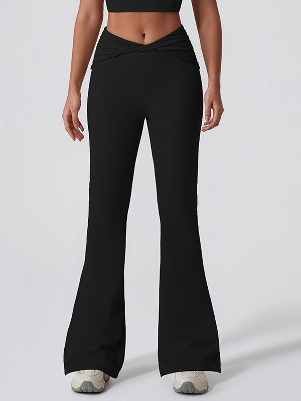 Leggings mit Twist-Flare und Po-Lift
