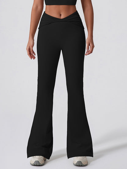 Leggings mit Twist-Flare und Po-Lift