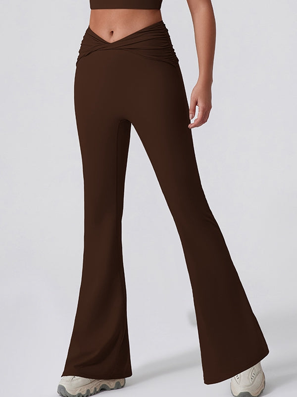 Leggings mit Twist-Flare und Po-Lift