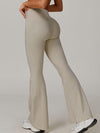 ZASUWA Female Sexy V-shape Waist Flare Backless Tracksuit