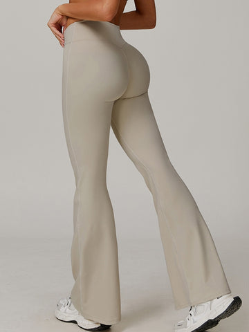 ZASUWA Female Sexy V-shape Waist Flare Leggings