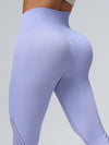 ZASUWA Female Hollow Out Ribbed High-rise Leggings
