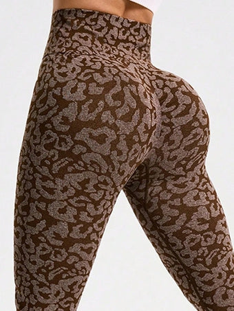 ZASUWA Female Leopard Print Fitness Yoga Legging