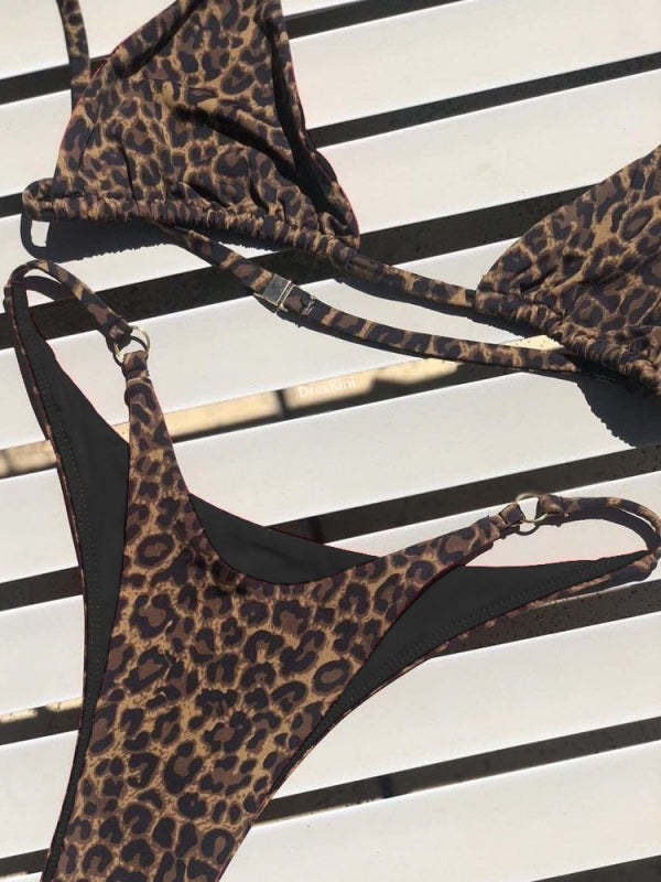 Sexy Bikini-Set mit Animal-Print
