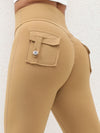 ZASUWA Female Pocket Scrunch Bum Cargo Leggings