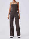 ZASUWA Female Solid Color Halterneck Jumpsuit