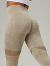 ZASUWA Female Denim Fishnet Scrunch Bum Quick-dry Seamless Leggings