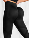 ZASUWA Female Quick-dry Seamless Scrunch Bum Leggings