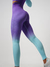 ZASUWA Female Fantasy Ombre Ribbed Short Sleeves