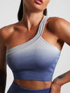ZASUWA Female Fantasy Ombre Ribbed Sports Bras