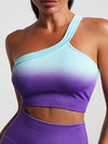 ZASUWA Female Fantasy Ombre Ribbed Short Sleeves