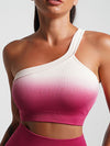 ZASUWA Female Fantasy Ombre Ribbed Sports Bras
