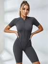Sexy Zipper Booty Romper