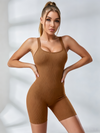 Cross Back Scrunch Bum Seamless Romper
