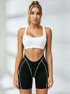 Sexy Contrast Color Unique Cutout Booty Jumpsuit