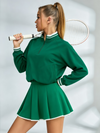 Half-Zip Windbreaker Tennis Set
