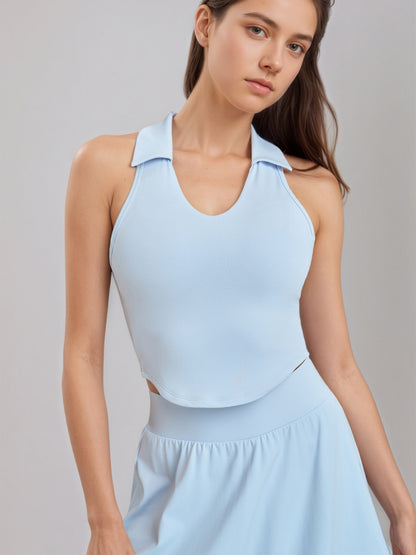 Tennis-Set mit Polokragen und Racerback