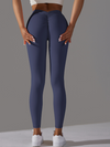 Scrunch Bum Deep V Back Leggings