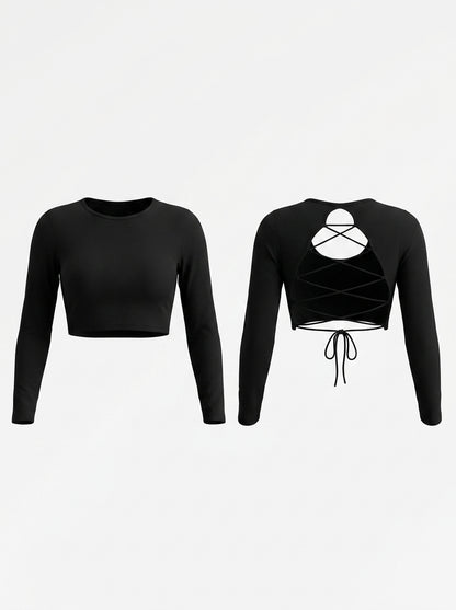 Cross Back Long Sleeves