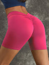 ZASUWA Female Deep V-Back Scrunch Bum Spandex Gym Booty Shorts