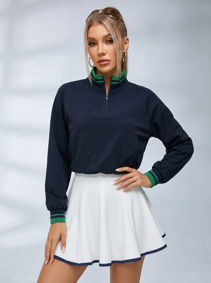 Tennis-Set mit Half-Zip Windbreaker