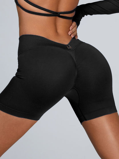 Deep V Back Scrunch Bum Leggings