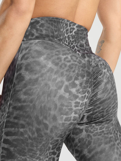 Leopard Print Scrunch Bum Leggings