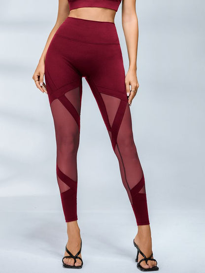 Sexy Sheer Mesh Hip-lift Leggings