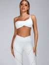 ZASUWA Female Cutout V Shape Waist Leggings