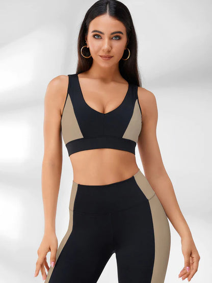 Contrast Color Leggings