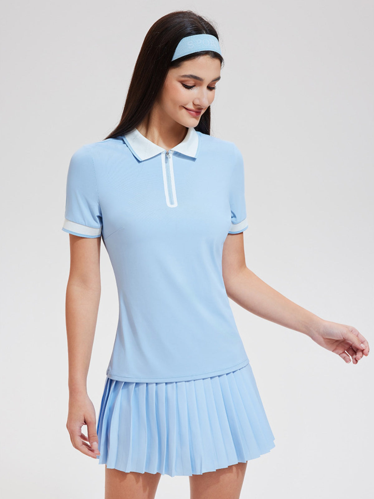 Klassisches Polo-Tennis-Kleid