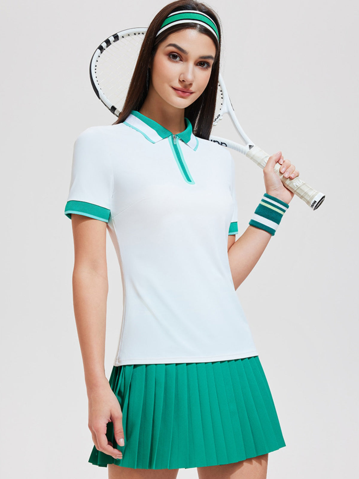 Klassisches Polo-Tennis-Kleid