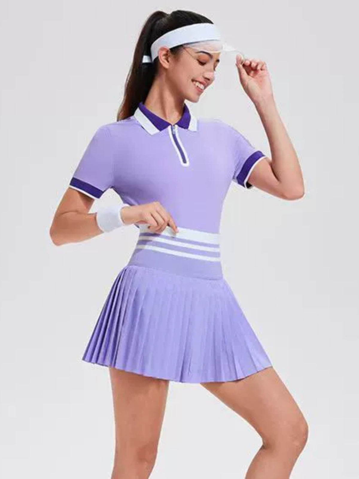 Klassisches Polo-Tennis-Kleid
