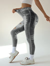 ZASUWA Female Denim Pocket Hollow Out Leggings