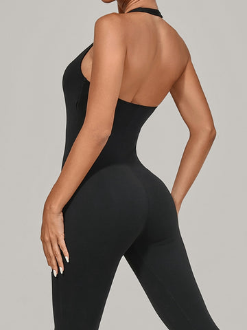 ZASUWA Female Backless Halter Jumpsuit