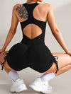 ZASUWA Female Hollow Out Scrunch Bum Romper